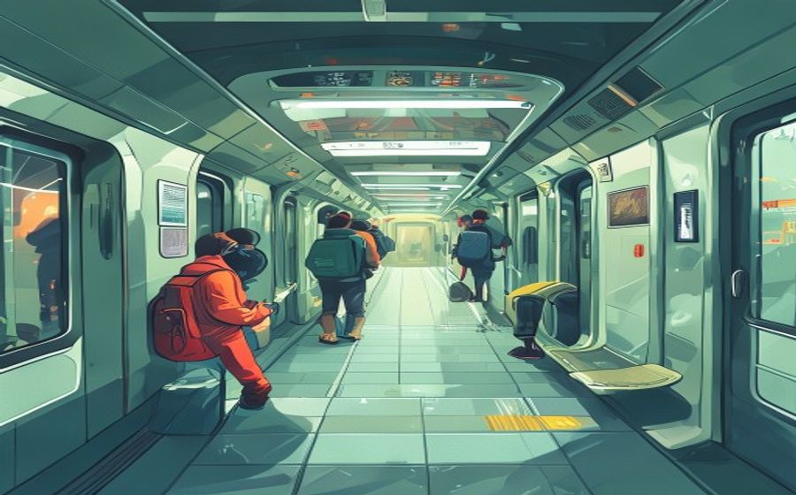 地铁通勤